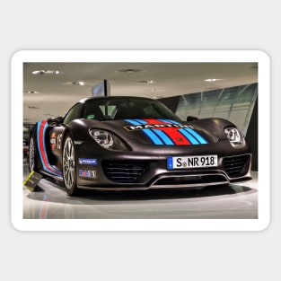 Porsche 918 Spyder - Porsche Museum Sticker